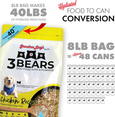 Grandma Lucy's 3 Bears Chicken Dog Food