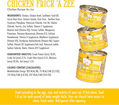 Weruva Cats in The Kitchen, Chicken Frick 'A Zee with Chicken Au Jus Cat Food