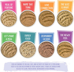 Weruva Slide N' Serve Paté Wet Cat Food, The Showcase Chowdown Variety Pack (Pack of 16)