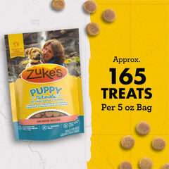 Zuke's Puppy Naturals Salmon Recipe Puppy Dog Treats, 5-oz pouch