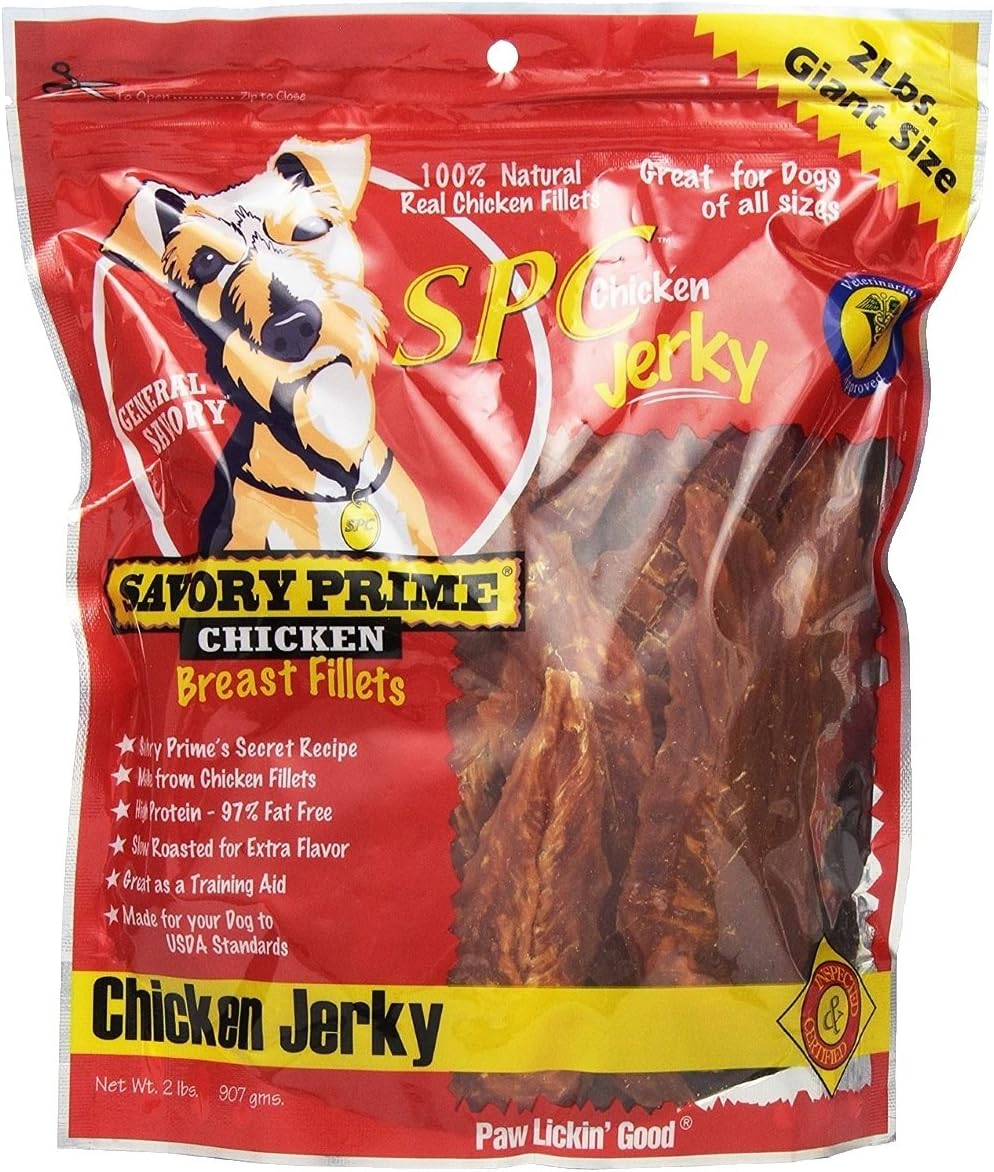 Savory Prime Chicken Jerky for Dogs