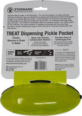 Starmark Treat Dispensing Pickle Pocket for Dogs