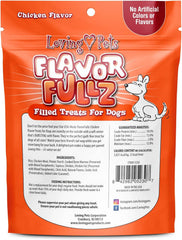 Loving Pets Flavorfullz Filled Treats for Dogs, Chicken 6 oz.