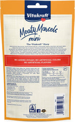 Vitakraft Meaty Morsels Mini Treats for Dogs - Chicken with Beef and Carrots - Super Soft Dog Treats for Training