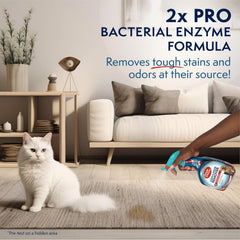 HERO PET Simple Solution Stain & Odor Eliminator for Pets, Carpet Deodorizer, Enzyme Pet Odor Eliminator for Home, Stain Remover for Cat & Dog Pee, Urine Destroyer, Carpet Cleaner Spray, 32 oz