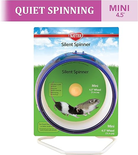 Kaytee® Silent Spinner Wheel for Small Animal Assorted Color 4.5 Inch
