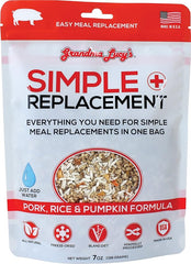 Grandma Lucy's Simple Replacement Pork, Rice and Pumpkin