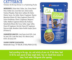 Weruva Cats in The Kitchen Slide N' Serve Grain-Free Natural Wet Pate Cat Food Pouches, Cattyshack