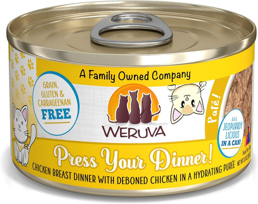 Weruva Classic Cat Paté, Press Your Dinner with Chicken