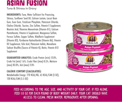 Weruva Classic Cat Food, Asian Fusion with Tuna & Shirasu in Gravy (Pack of 24)