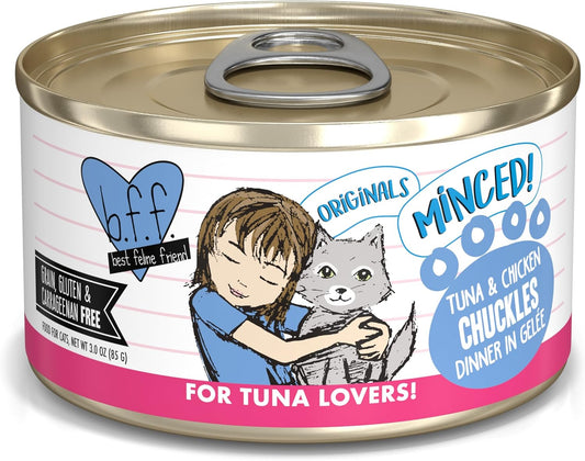 Weruva Best Feline Friend (B.F.F.) Tuna & Chicken Chuckles with Tuna & Chicken in Gelée Cat Food