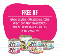 Weruva Best Feline Friend (B.F.F.) Grain-Free Cat Food, Tuna & Tilapia Twosome (Pack of 24)