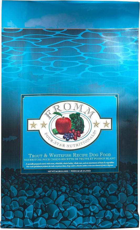 Fromm Four-Star Nutritionals Trout & Whitefish Dog Food - Premium Dry Dog Food - Trout Recipe
