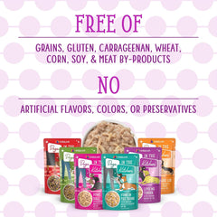 Weruva Dogs in The Kitchen, Variety Pack, Pooch Pouch Party!, Wet Dog Food 2.8-oz Pouch(Pack of 12)