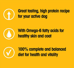 Pedigree High Protein Adult Dry Dog Food Beef and Lamb Flavor Dog Kibble 44 lb