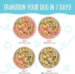 Weruva Meals 'n More Natural Wet Dog Food, Woof Woof Floof! Skin & Coat Health Variety Pack(Pack of 10)