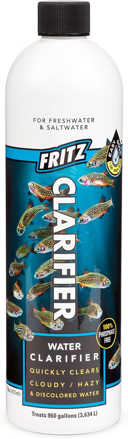 Fritz Aquatics 80177 Fritz Water Clarifier for Fresh and Salt Water Aquariums