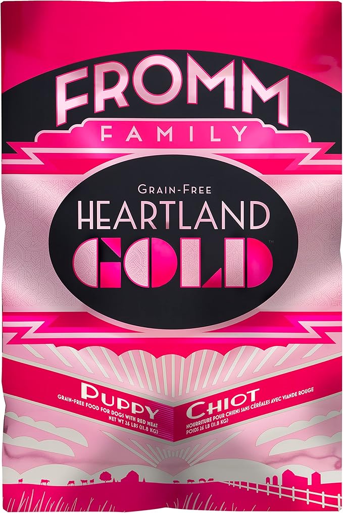 Fromm Heartland Gold Puppy Premium Dry Dog Food - Dry Puppy Food for Medium & Small Breeds - Beef Recipe.