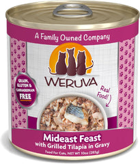 Weruva Classic Cat Food, Mideast Feast with Grilled Tilapia in Gravy