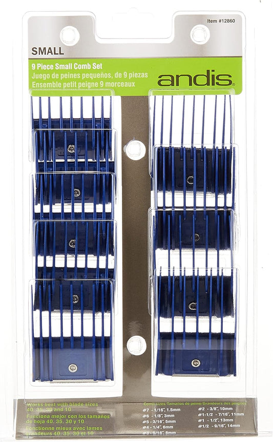 Andis Clipper Combs for Pets, Blue