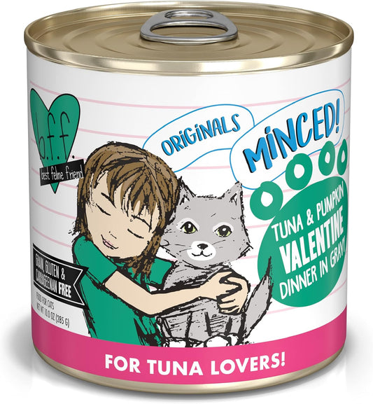 Weruva Best Feline Friend (B.F.F.) Grain-Free Cat Food, Tuna & Pumpkin Valentine