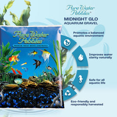 Lasernite Glo Aquarium Gravel - 5 lbs - Non-Toxic, Colorfast, Vibrant Substrate for Aquariums, Terrariums, Ponds & Crafts