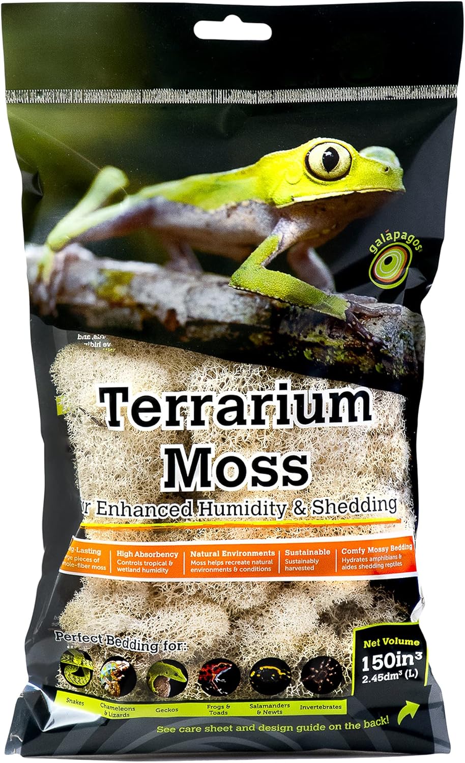 Galápagos Reindeer Moss, Natural, 150in3 Header Bag