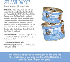 Weruva Cats in The Kitchen, Splash Dance with Chicken & Ocean Fish Au Jus Cat Food