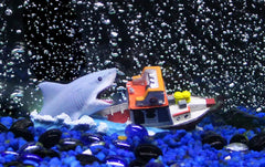 PennPlax Officially Licensed Universal Studios Jaws Boat Attack Decor