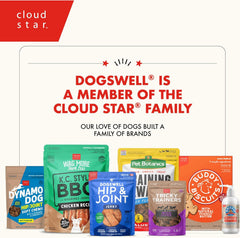 Dogswell Jerky Hip and Joint Dog Treats Grain Free Made in USA Only, Glucosamine and Chondroitin, Chicken