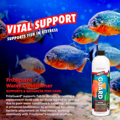 Fritz Aquatics FritzGuard Water Conditioner/Dechlorinator Makes Tap Water Safe for Fresh & Salt Water Aquariums
