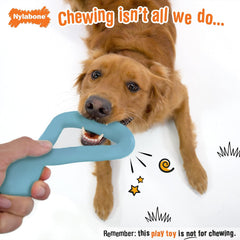 Nylabone Tuug Interactive Dog Toy for Dog Enrichment - Firm Yet Flexible Dog Tug Toy for Creative Play & Dog Exercise - Play Toy Not Intended for Chewing