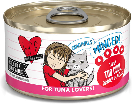 Weruva Best Feline Friend (B.F.F.) Tuna Too Cool with Red Meat Tuna in Gelee Cat Food