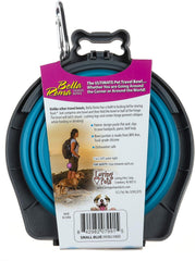 Loving Pets Travel Double Diner Dog Bowl, Blue