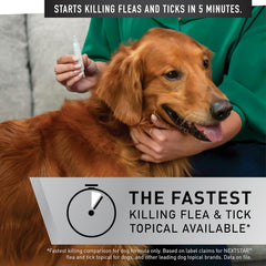 Flea And Tick Prevention For Dogs, Repellent, Treatment, and Control, Fast Acting Waterproof Topical Drops for Small, Medium and Large Dog and Puppies, 3 Monthly Doses