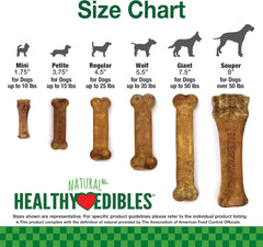 Nylabone Healthy Edibles Natural Dog Chews Long Lasting Roast Beef Flavor Treats for Dogs, X-Large/Souper