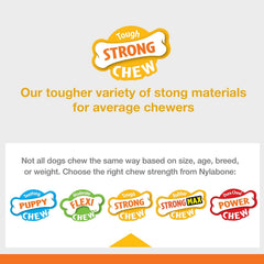 Nylabone Strong Chew Sneaky Snacker Treat Toy for Dogs, Interactive Dog Enrichment Chew Toys, Bacon Flavor