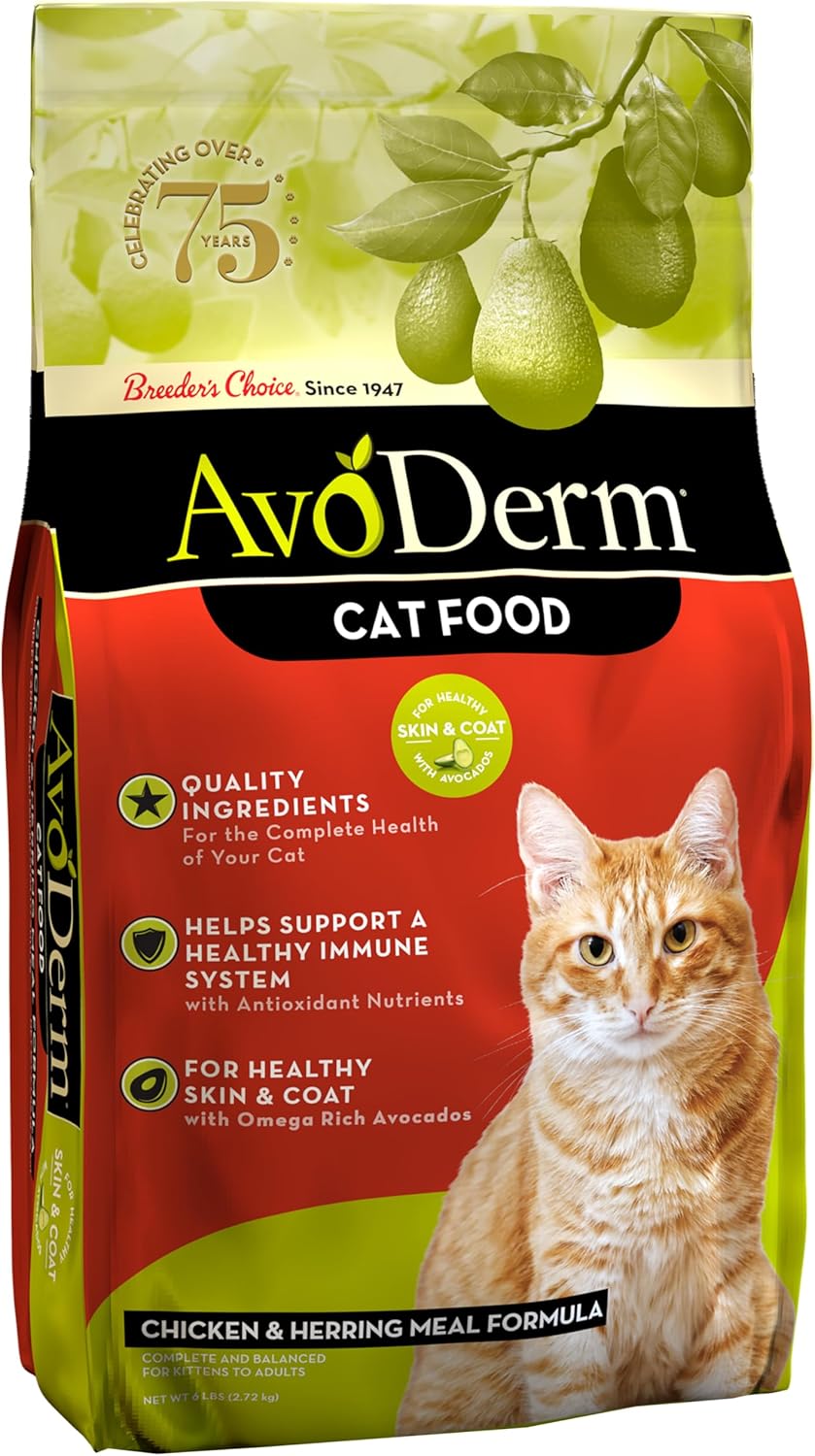 AvoDerm Chicken & Herring Meal Adult Dry Cat Food