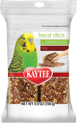 Kaytee Pet Bird Superfood Treat Stick, Flax, 5.5 oz
