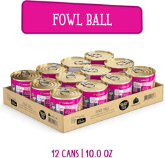 Weruva Dogs in The Kitchen, Fowl Ball with Chicken Breast & Turkey Au Jus Dog Food