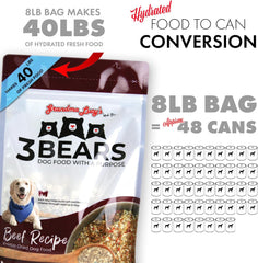 Grandma Lucy's 3 Bears Beef Dog Food