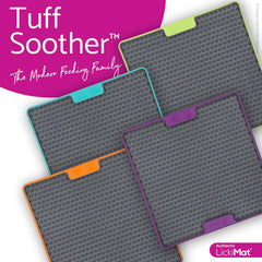 LickiMat Tuff, Heavy-Duty Soother, Dog Slow Feeder Lick Mat, Boredom Anxiety Reducer; Perfect for Food, Treats, Yogurt, or Peanut Butter, Fun Alternative to a Slow Feed Dog Bowl, Green