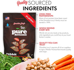 Grandma Lucy’s® Pureformance™ Freeze Dried Grain Free Rabbit Recipe Dog Food