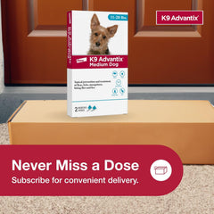 K9 Advantix™ for Medium Dogs – 2-Month Supply