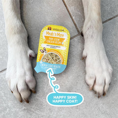 Weruva Meals 'n More Natural Wet Dog Food, Woof Woof Floof! Skin & Coat Health Variety Pack(Pack of 10)