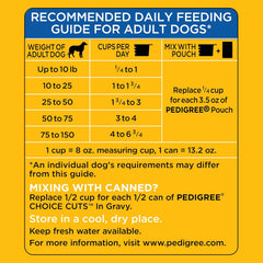 Pedigree High Protein Adult Dry Dog Food Beef and Lamb Flavor Dog Kibble 44 lb