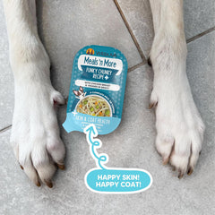 Weruva Meals 'n More Natural Wet Dog Food, Funky Chunky Plus Skin & Coat Health (Pack of 12)