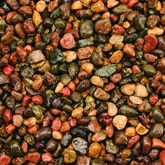 Estes Spectrastone Deep River Pebble for Freshwater Aquariums, 25-Pound Bag