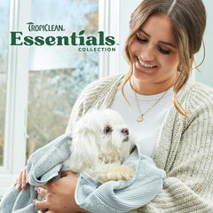 TropiClean Essentials Shea Butter Shampoo for Dogs | Puppies & Cats | Soothe Dry & Itchy Skin |