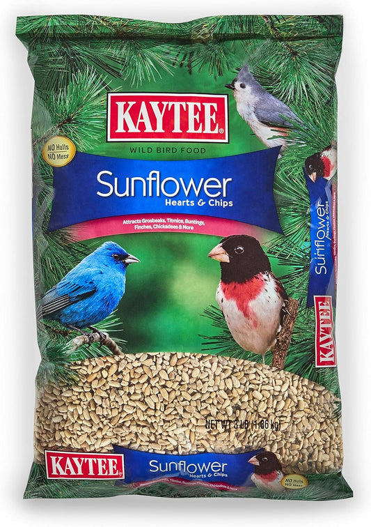 Kaytee Sunflower Hearts & Chips Wild Bird Food 3 Pounds